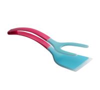 Spatule à œufs 2 en 1 avec fonction spatule, outil de cuisine ergonomique avec poignée pour steak, grill, crêpes, poisson, toast, petit-déjeuner et omelette