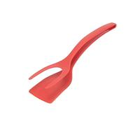 Spatule à œufs 2 en 1 - Spatule multifonction en nylon anti-adhésif pour crêpes, hamburgers, œufs, œufs au plat - Outil de cuisine