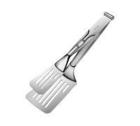 Spatule à œufs amovible 2 en 1, pince à pelle alimentaire, pince à crêpes, équipement de cuisine polyvalent, résistant à la chaleur