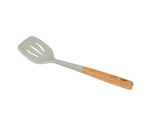 Spatule ajourée Horizon L7,8cm vert en silicone