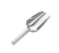 Spatule alimentaire épaisse en acier inoxydable, cuillère à glace, thé, farine, Grains de soja, riz, outils d'accès aux aliments cuisine 6 pièces Pour Cuisines, Buffets(10 inches)