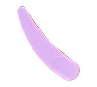 Spatule cosmétique Mini-cuillère incurvée en Plastique pour Le Maquillage et Les échantillons de crème pour Le Visage