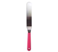 SCRAP COOKING 5175 Grande Spatule Coudée INOX 35 cm-Ustensile Pâtisserie Gâteau Cuisine-Accessoire Cake Design Glaçages Chocolat Crêpes-Vert d’Eau, Multicolore, 35,5 x 4 x 1,6 cm