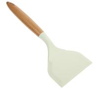 Spatule Cuisine Blanche en Silicone, Antiadhésive, et Bois | Outil Polyvalent à Finition Lisse, pour Cuisson et Service, Usage Restaurant, Format Pratique