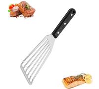 Spatule Cuisine Inox,Cuisine À Steak,Pelle À Poisson,Spatule Professionnelle Avec Poignée Ergonomique Antidérapante,Ustensile Cuisine Pratique,Résistante Chaleur,pour La Cuisson Poisson Oeuf Viande