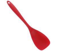 Spatule Cuisine Multifonction en Silicone Rouge, pour Wok | Revêtement Antiadhésif, Prise en Main Pratique, pour Sauce, la Cuisine, Design Simple et Élégant