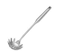 Spatule de cuisine à long manche, cuillère riz, batterie en acier inoxydable, passoire, outil for pâtes, pelle frire, accessoires pour Pâtes