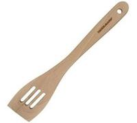 Fackelmann 31042 Spatule de cuisine ajourée, Spatule en bois, Ustensile de cuisine, Bois, 30 cm x 6 cm