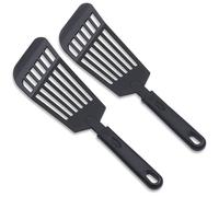 Spatule de Cuisine Ajourée Résistante à la Chaleur 30 cm, Lot de 2 en Nylon, pour Poêles Antiadhésives