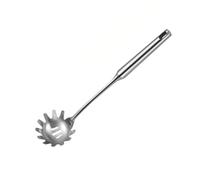 Spatule de cuisine en acier inoxydable 304, pelle, passoire, cuillère à soupe riz, ustensiles épais et anti-brûlure, accessoires pour Pâtes