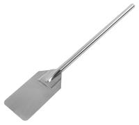Spatule de cuisine en acier inoxydable avec long manche, spatule de cuisson pour pétrir, mélanger et remuer, avec un design extensible (77 cm)
