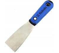 Spatule de peintre professionnelle en acier inoxydable avec manche en plastique - La spatule Silver Line est idéale pour les travaux de finition avec tous les types de mastics - Fabriqué en Union