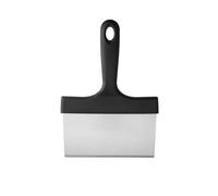 Spatule de revêtement pour grille de barbecue, grattoir à chocolat, grattoir à pâte en acier, accessoires de cuisine T0O5