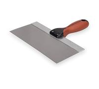 Spatule de surface Marshalltown avec manche DuraSoft en acier inoxydable, outil pour les plaquistes et les peintres, dimensions de la spatule : 254x76 mm