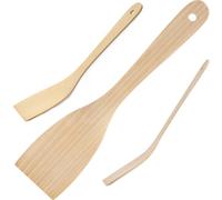 Spatule en bois de hêtre courbé 320 x 70 mm, lot de 2 - Hendi 525159