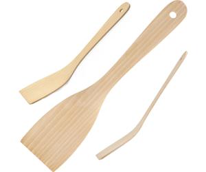 Spatule en bois de hêtre courbé 320 x 70 mm, lot de 2 - Hendi 525159