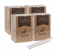 Spatule en bois - Touillette 140 mm - 4 boîtes - 2000 spatules emballées individuellement