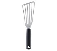 Spatule, en plastique/acier inoxydable, taille moyenne, couleur grise, compatible avec le lave-vaisselle