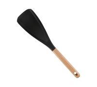 Spatule En Silicone À Manche En Bois Anti-Rayures, Résistant À La Chaleur, | Spatule Cuillère Antiadhésive Flexible, Silicone Alimentaire, Lave-Vaisselle, Poignée Er