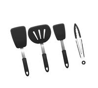 Spatule en Silicone à poignée ergonomique, tourneur fendu résistant à la, accessoires de nettoyage faciles pour la cuisine, outil de cuisine