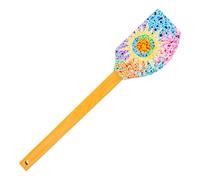Spatule en Silicone avec Motif Imprimé et Manche en Bambou, 31 cm, sans BPA (Gaudi)
