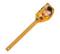 Spatule en Silicone avec Motif Imprimé et Manche en Bambou, 31 cm, sans BPA (Le Biser)