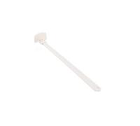 Spatule en Silicone Blanche à Long Manche pour Bouteilles et Gâteaux | Outil Multifonction Antiadhésif, Ne Raye Pas les Ustensiles, Passe au Lave-vaisselle, pour Cosmétiques et Aliments