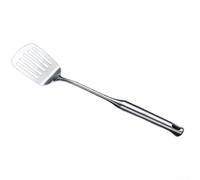 Spatule fendue en acier inoxydable 316 pour poêles antiadhésives | Acier 316 de qualité médicale, résistant à la rouille, pour une friture quotidienne, design à fentes pour drainer l'huile