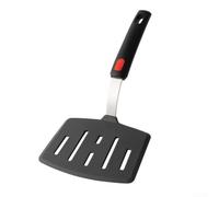 Spatule large en silicone avec tête fendue résistante à la chaleur pour la cuisson de la pâtisserie, grande spatule flexible pour œufs, poissons, crêpes, ustensiles de cuisine antiadhésifs, sans