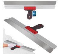 Spatule plate de 600 mm, en acier inoxydable, pour l'application de plâtre et d'enduit