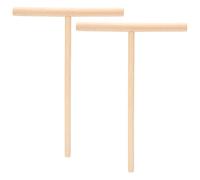 Spatule Râteau Bois en T Épandeur Pâte à Crêpes 6.5' | Outil boulangerie pour étaler pâte uniformément, T Design, Spatule à Crêpes pour Poêle Antiadhésive et Crêpière