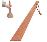 Spatule Retourne en Bois Massif Spatule Plate Résistante à la Chaleur
