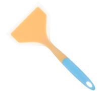 Spatule Réutilisable Cuisine en Silicone et Nylon, Grosse Taille | Résistante à Chaleur, Antiadhésive et Confortable en Main, pour Légumes et Crêpes, Jaune
