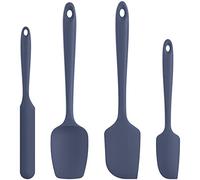Spatule Silicone Lot de 4: U-Taste Cuisine Maryse Pâtisserie Résistante à la Chaleur 315℃, Ustensiles à Marise Patissier Alimentaire Antiadhésive Flexible sans BPA pour la Cuisson (Bleu Nuit)