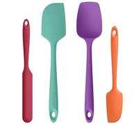 Spatule Silicone Lot de 4: U-Taste Cuisine Maryse Pâtisserie Résistante à la Chaleur 315℃, Ustensiles à Marise Patissier Alimentaire Antiadhésive Flexible sans BPA pour la Cuisson (Coloré)