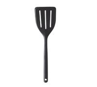 MASTRAD - F10800-1 Spatule de Cuisine - Ustensile de Cuisine - Spatule Unibloc Tout en Silicone - Souple - Résistante à la Chaleur - Spatule de cuisine Antiadhésive - 30 x 8,5 cm - Noire