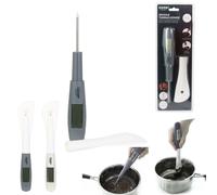 Spatule Thermomètre Inox/PP/Silicone Noir/Blanc 23 x4,50 x2 cm coloris aléatoire