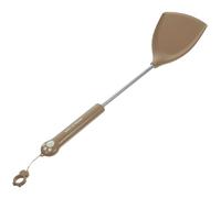 Spatules Cuisine en Silicone, Résistant à Chaleur | Acier Inoxydable, Poignée Confortable, Design Suspendu, Finition Café, pour Wok et Cuisson Antiadhésive
