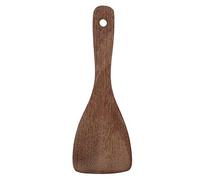 Spatules de cuisine en bois, spatule à retournement et wok (bouche oblique) | Pagaie de riz en bois antiadhésive avec poignée ergonomique et finition lisse pour poêle à frire riz frit