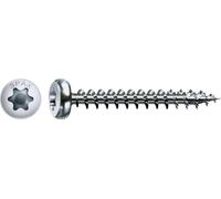 CIMCO Spax Vis universelle 4 x 30 mm tête demi-ronde T-STAR plus filetage complet 4CUT WIROX A3J Quantité:200