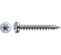 SPAX 0201010450355 R 88093 Ruko m.Spitze/T-STAR Vis à bois semi-ronde 4.5 mm 35 mm T-STAR plus acier WIROX 500 pc(s)
