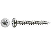 SPAX Spax Edelstahl 4 x 25 mm tête demi-rond T-STAR plus filetage complet 4CUT inox A2 inoxydable Quantité:200