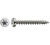 SPAX 0207000400453 R 88093 Ruko m.Spitze/T-STAR VG Vis à bois semi-ronde 4 mm 45 mm T-STAR plus acier inoxydable A2 200 pc(s)