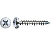Vis à bois aggloméré - tête ronde - PZ- total - 3x10 - B 1000 - Wirox SPAX