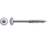 SPAX construction bois tête disque, 8 x 450 mm, 25 pièces, filetage partiel, T-STAR plus T40, 4CUT, WIROX - 0251010804505