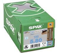 SPAX 0537000500803 Vis à bois 5 mm 80 mm T-STAR plus acier inoxydable A2 100 pc(s)