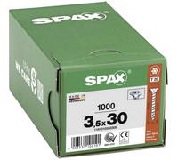 SPAX 1191010350305 R 88091 Senkkopf/T-STAR Vis à bois 3.5 mm 30 mm T-STAR plus acier WIROX 1000 pc(s)