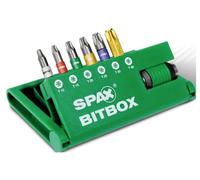 Boîte d'embouts et porte embout T-STAR Plus 50 mm acier inox A2 (6 pcs) - SPAX
