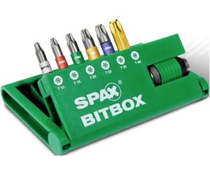 SPAX 4000007899019 Jeu dembouts 7 pièces T-STAR plus avec porte-embout