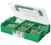 SPAX® Coffret de montage L-Boxx Mini - Set de vis avec 6 dimensions - T-STAR Plus - WIROX - 4CUT - Tête fraisée 703 pcs. (5000009162019)